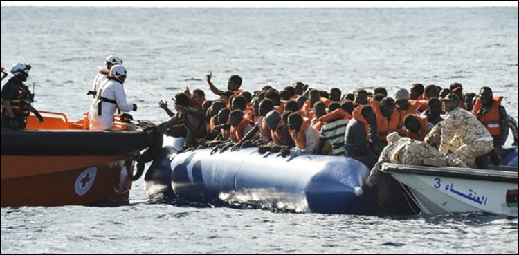coastguards migrants Libya