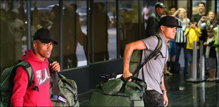 Brazil fans greet team after World Cup knockout