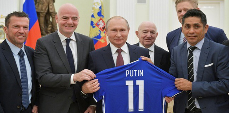 Putin says World Cup has broken stereotypes about Russia