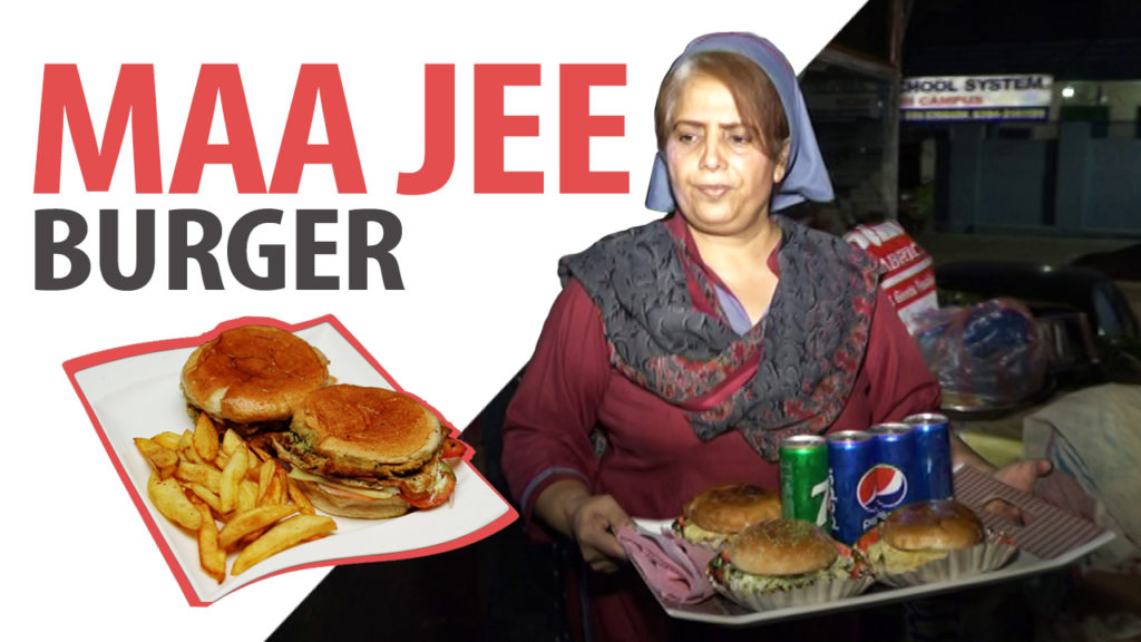 Maa Jee Burger stall