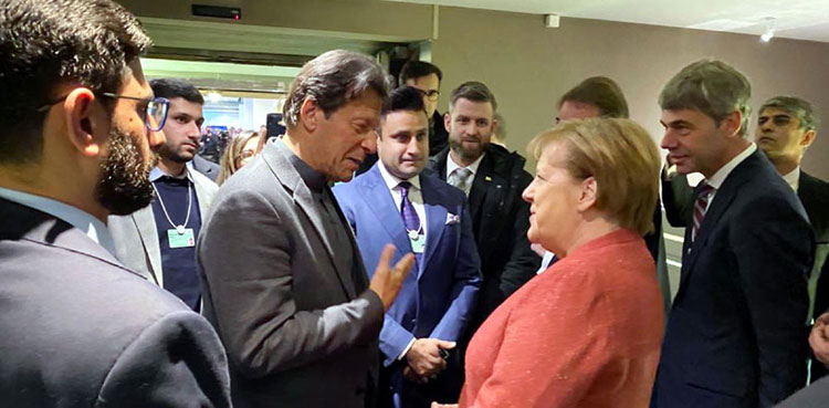 Angela Merkel Imran Khan