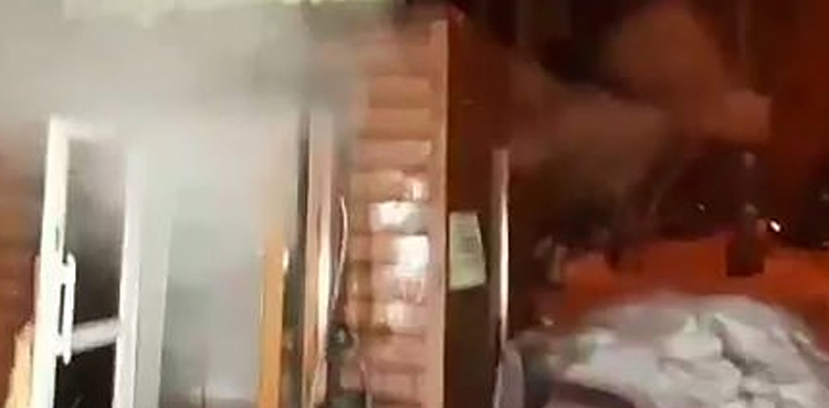 hot water pipe burst