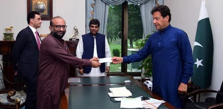PM Imran Khan Faisal Edhi