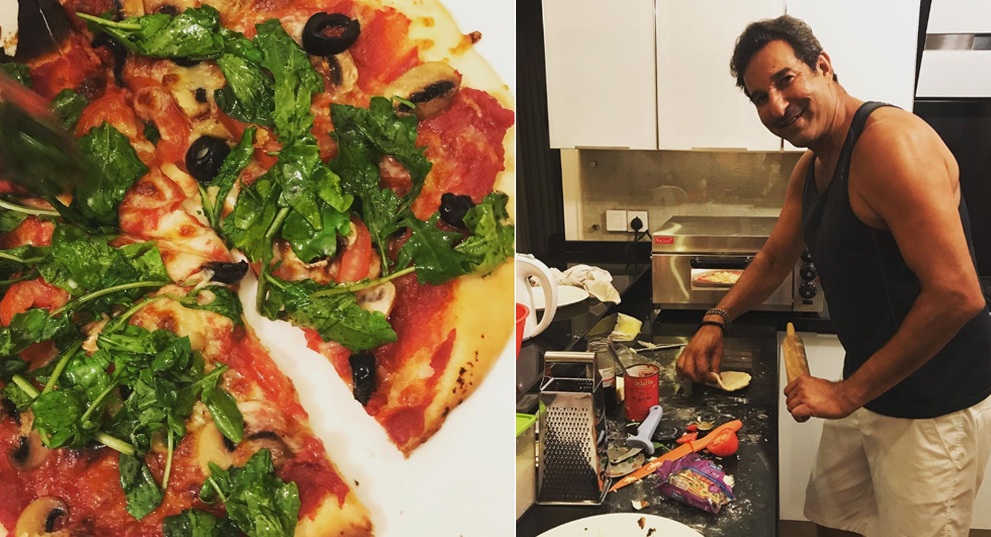 Wasim Akram, cooking