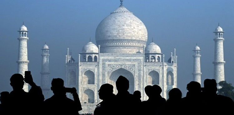 Taj Mahal Yamuna River Agra India
