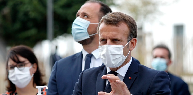 France Macron curfew