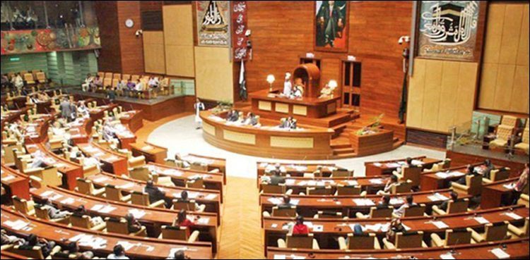 Sindh Assembly lawmakers charpoy