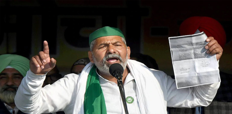 Indian-farmers-protests-modi-andolanjivi-Rakesh Tikait