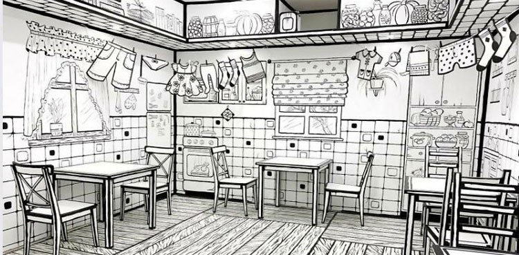 cafe russia comic book