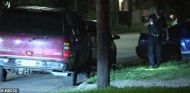 accidental fire road rage houston police