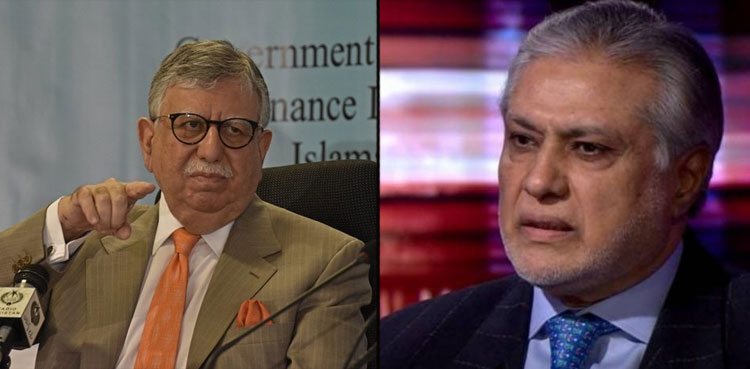 Ishaq Dar Senator Shaukat Tarin