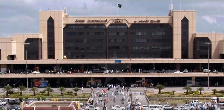 Rainfall disrupts flight operations at Karachi airport