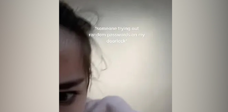 TikTok user films, unidentified person, Viral, social media
