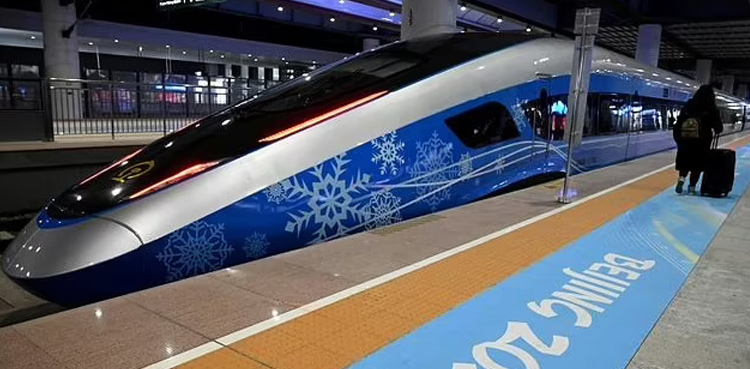China bullet train service Winter Olympics