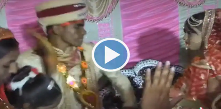 Groom slap, Weddings, Indian weddings, Indian bride,