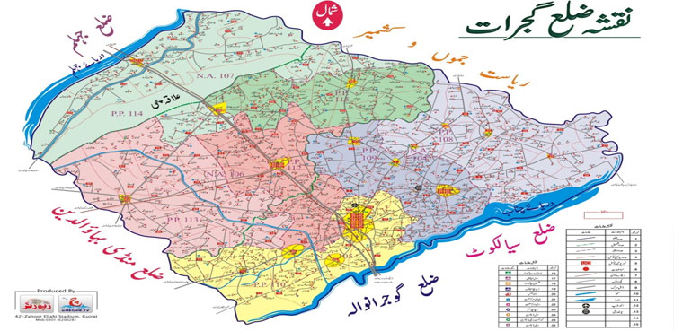 Gujrat, District, Division