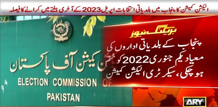 ECP on punjab lg polls