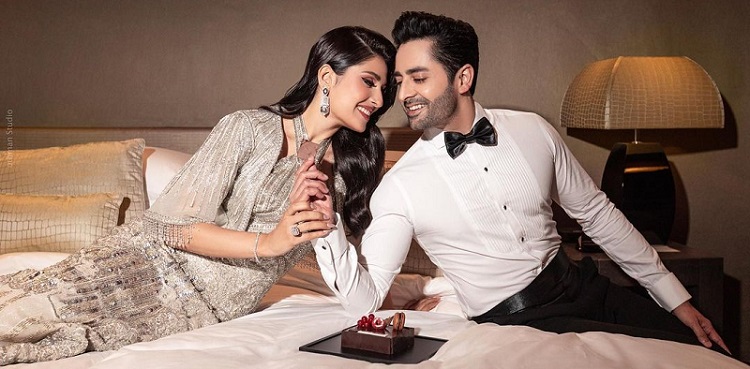 ayeza khan viral birthday pictures, danish taimoor