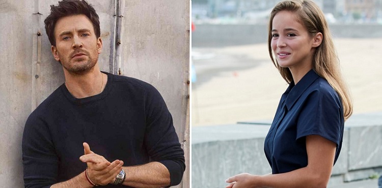 chris evans girlfriend, alba baptista, insta official