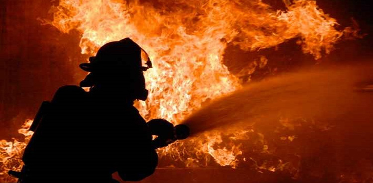 Fire erupts, factory, SITE industrial area, Karachi