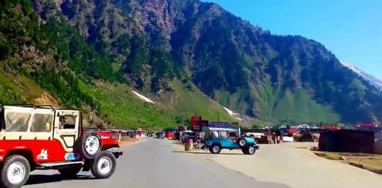 Kaghan-Naran road, glacier melting