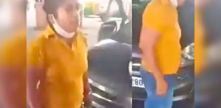 Viral video, Woman slaps police officer, viral video