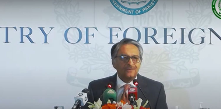 Interim FM Jilani slams Israel for 'committing genocide'