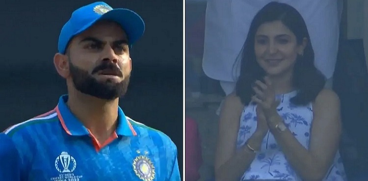 virat kohli, anushka sharma, viral picture, world cup, final