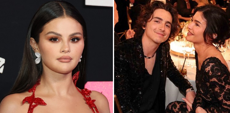 selena gomez, kylie jenner, timothee chalamet, golden globe awards