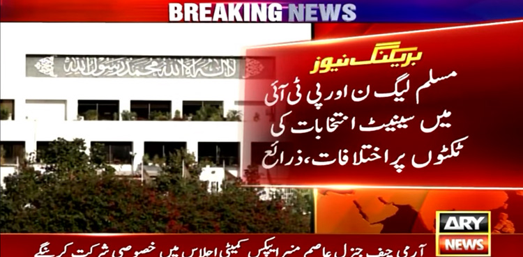 Senate election, Differences emerge, PTI, PML-N