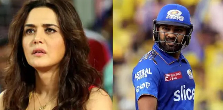 Preity Zinta, refutes reports, Rohit Sharma, Punjab Kings captain