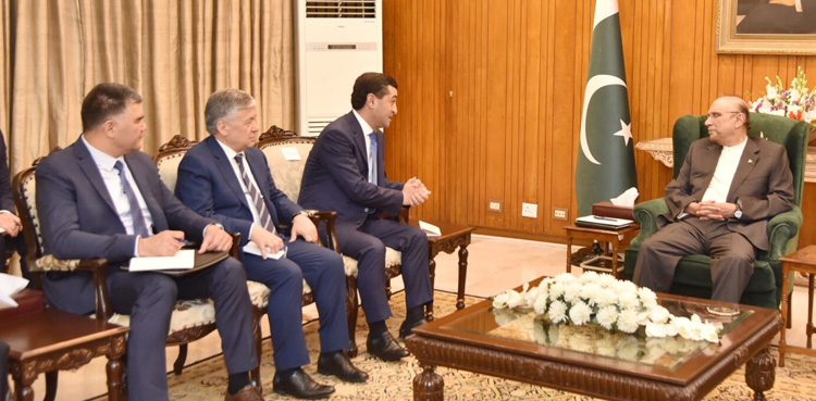 President Zardari, Pakistan, Uzbekistan, economic cooperation