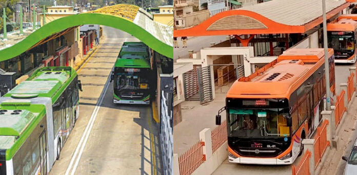 Karachi's BRT Green and Orange lines suspended