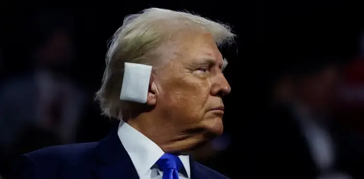 Donald Trump, Shot gun, load gun, California rally