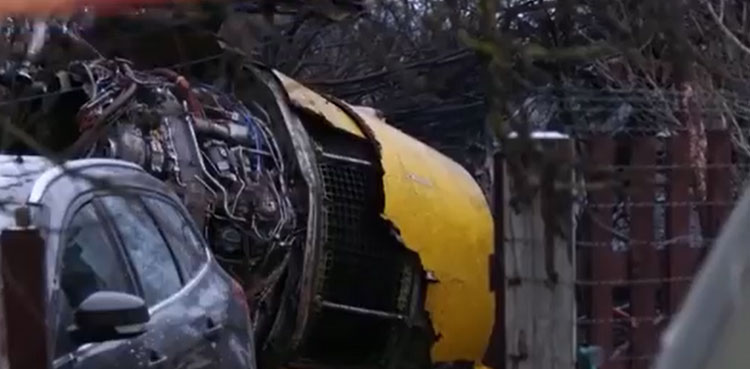 DHL cargo plane crashes near Lithuania airport- VIDEO