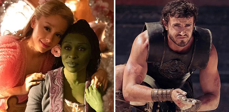 'Wicked,' 'Gladiator II' kick off strong in box-office battle