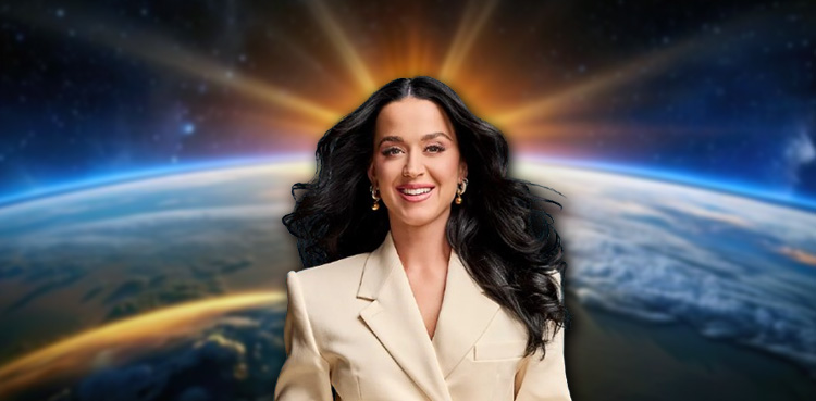 Katy Perry, Jeff Bezos, Blue origin
