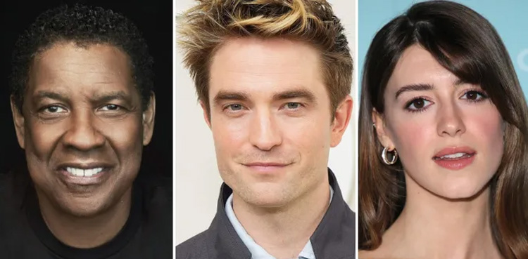 Daisy Edgar, Denzel Washington, Robert Pattinson, Here Comes The Flood