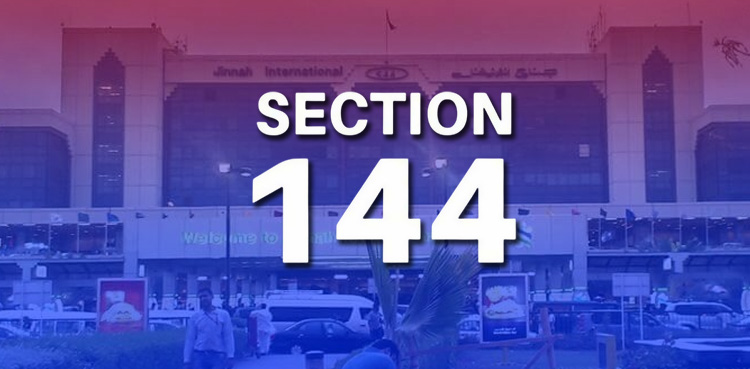 Karachi, Section 144, Jinnah Airport