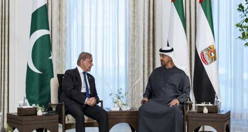 PM Shehbaz UAE President