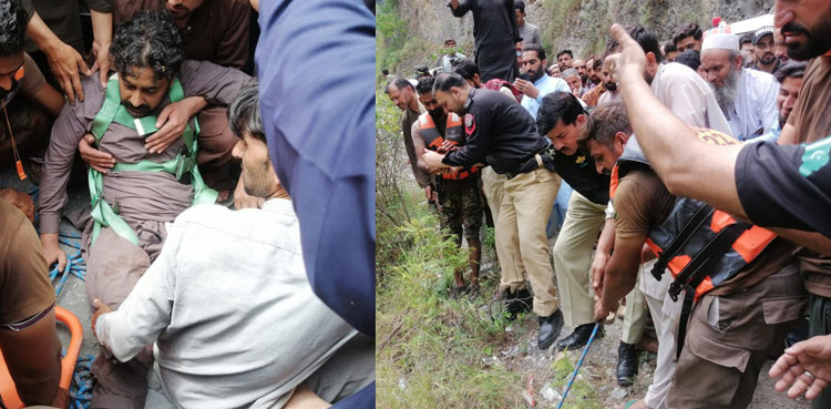 Tourist, miraculously, rescued, Kunhar River